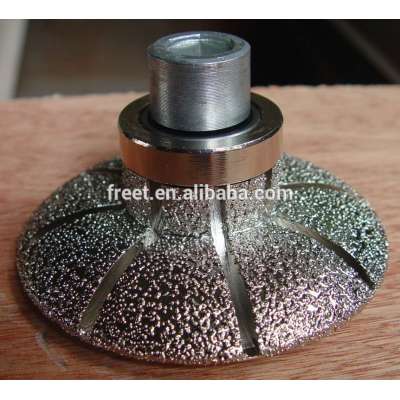 Vacuum Brazed Bullnose Diamond Profile Wheels