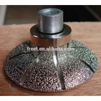 Vacuum Brazed Bullnose Diamond Profile Wheels