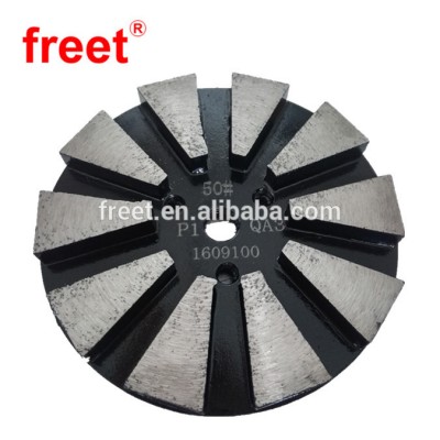 Metal Slide Diamond Floor Grinding Plate For Concrete Floor