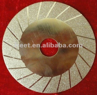 Diamond thin electroplated saw blades disc for gem glass cutting